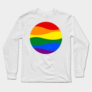 Pride Waves Circle Long Sleeve T-Shirt